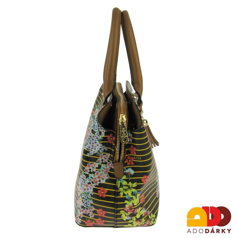 Kabelka GIO & CO hnědá  35cm