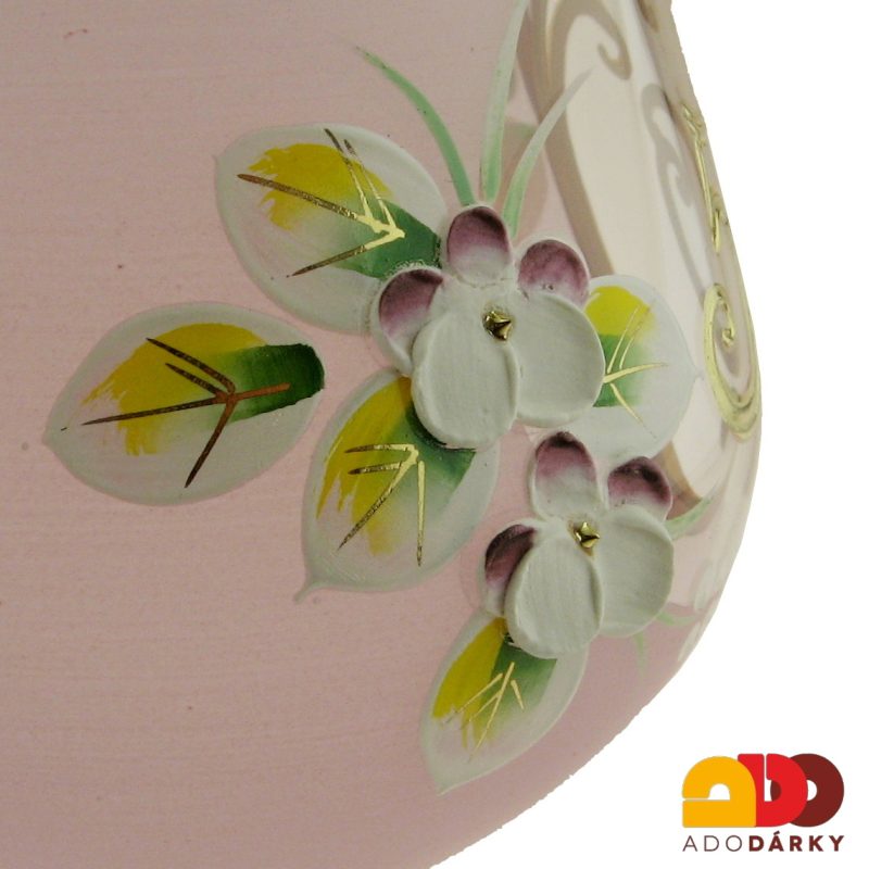 Jubilejní číše "18" růžová