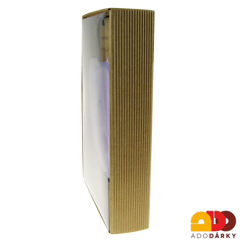 Ručně malovaná svíčka Růžové květy 17 cm