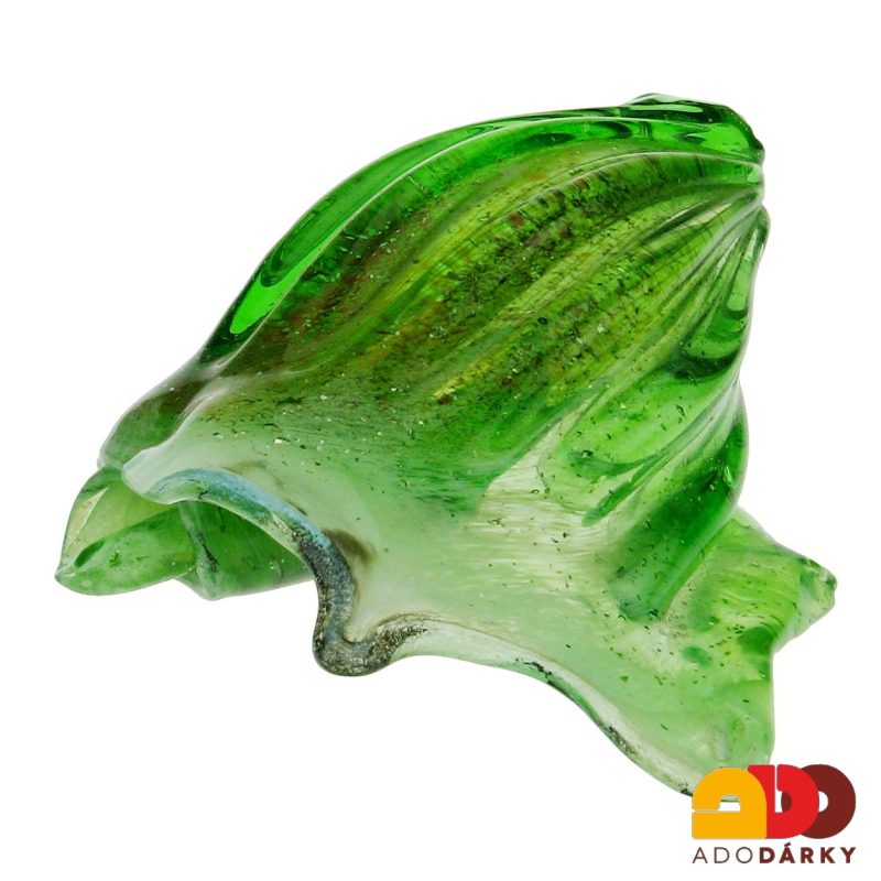 Lastura ze skla zelená 17 cm