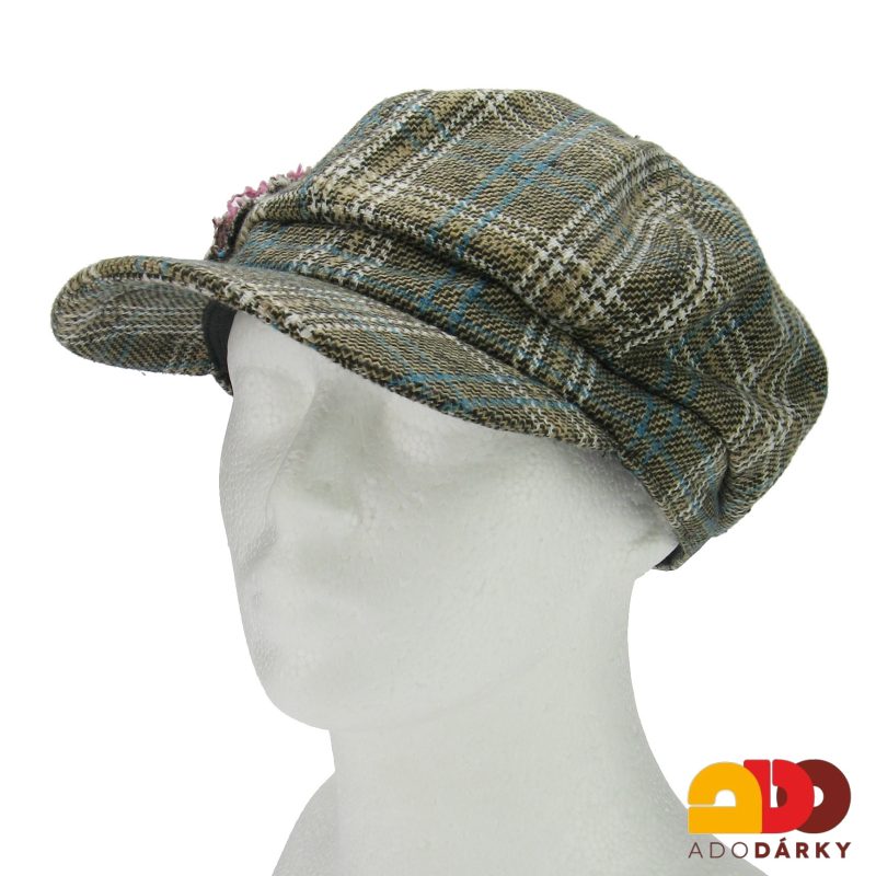 Kšiltovka hnědá vzorovaná