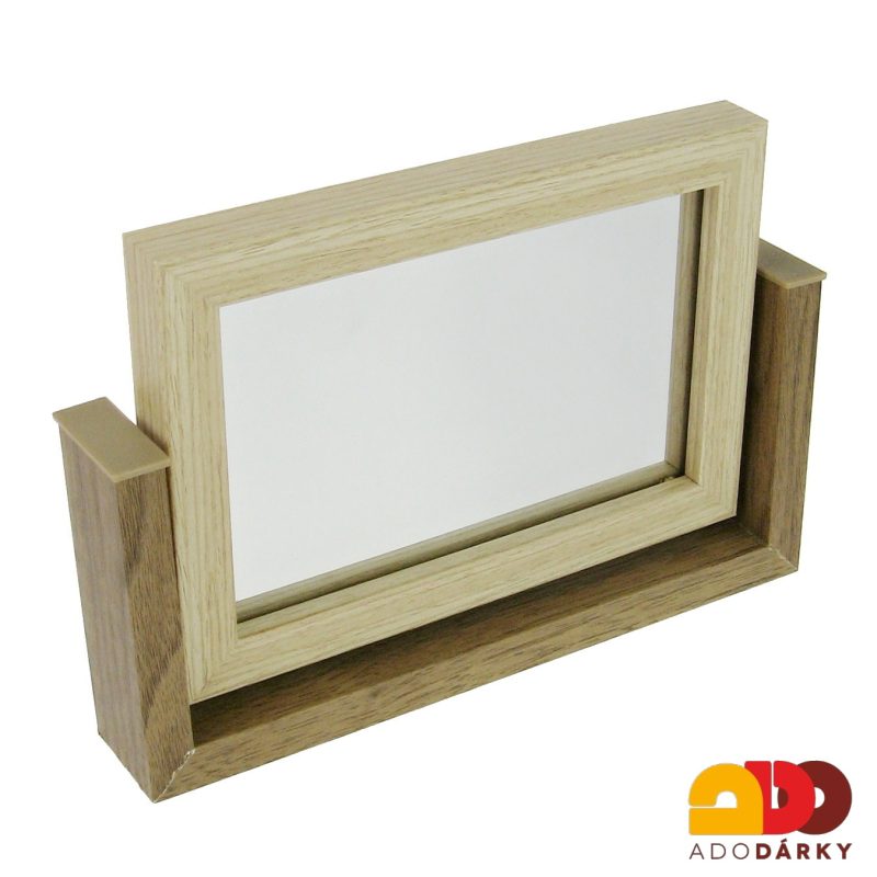 Otočný fotorámeček se zrcadlem 20,5 cm