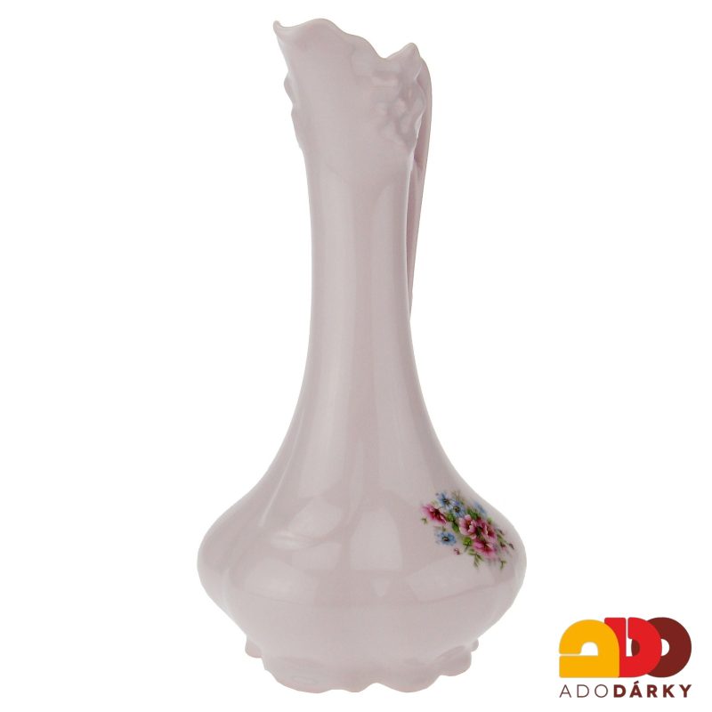 Džbánek růžový porcelán  drobné kvítky 26 cm
