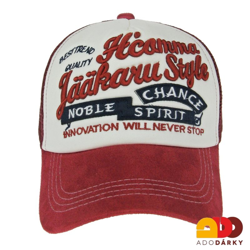 Kšiltovka červená Noble spirit