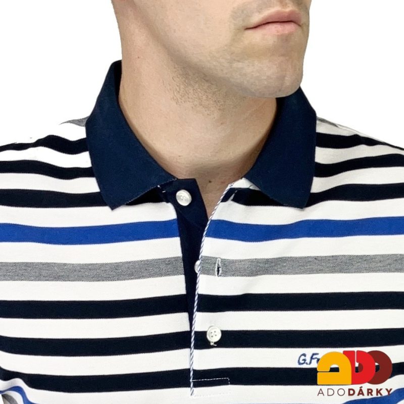 Pánská polokošile krátký rukáv pruhovaná