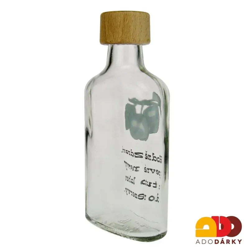 Láhev "Hodně zdraví, pevné nervy a tuto láhev do rezervy" 0,2 l