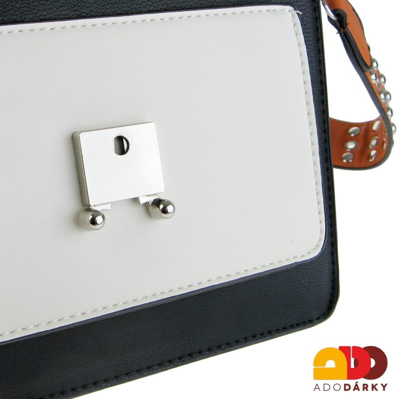 Kabelka červená na patent 23 cm