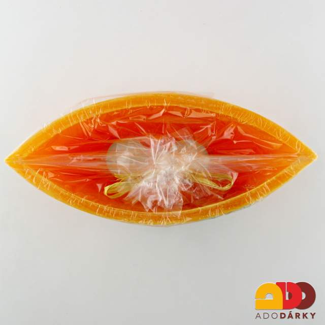 Lampion loďka Čokoláda s pomerančem