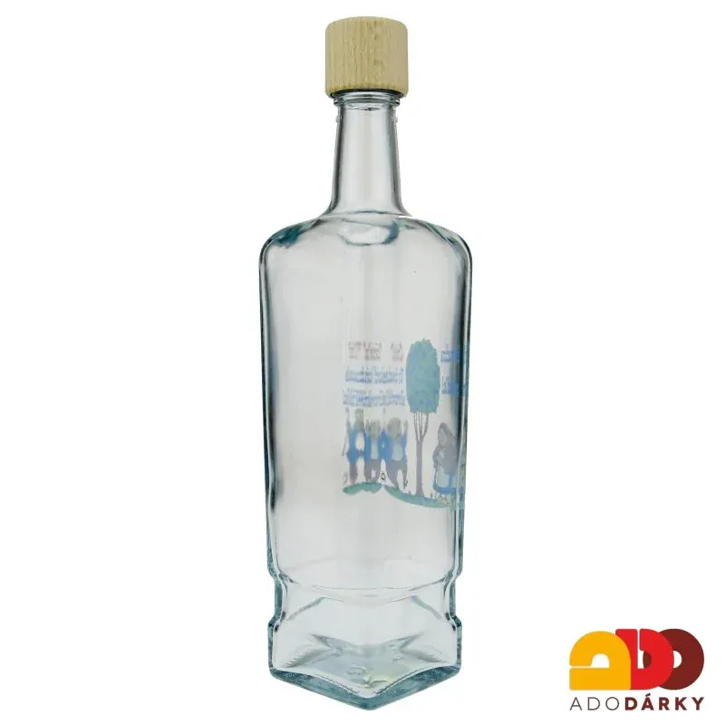 Láhev hranatá "To budou povidla..." 0,7 l