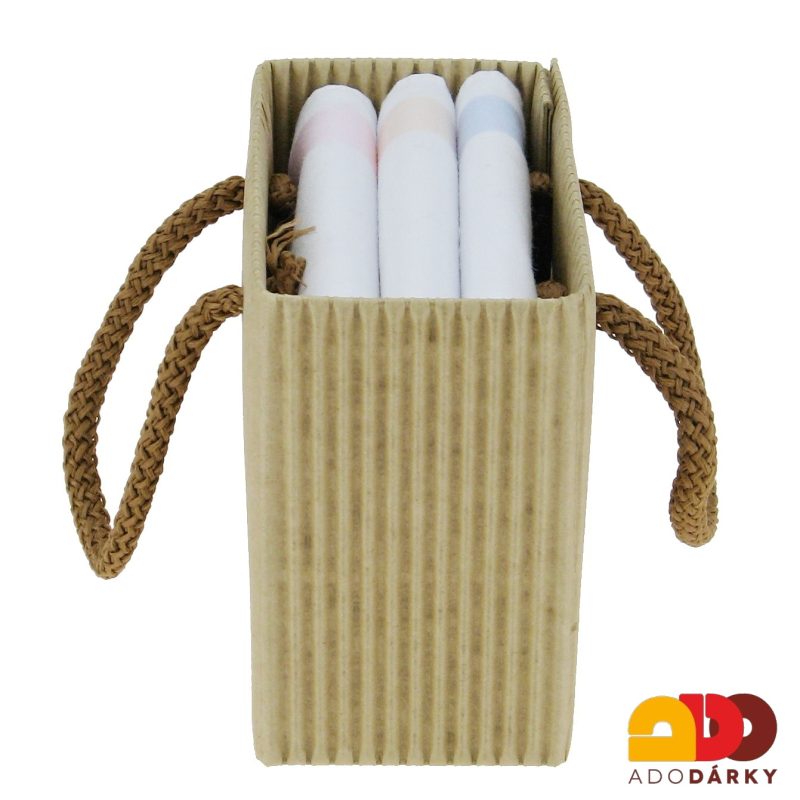 Dámské kapesníky sada 3 ks v taštičce