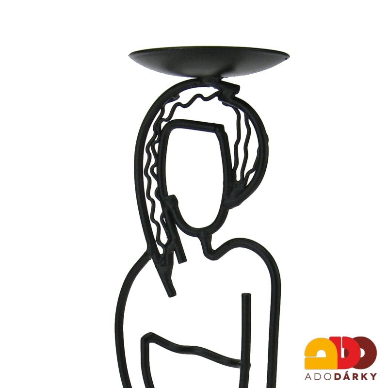 Svícen mořská panna 28 cm