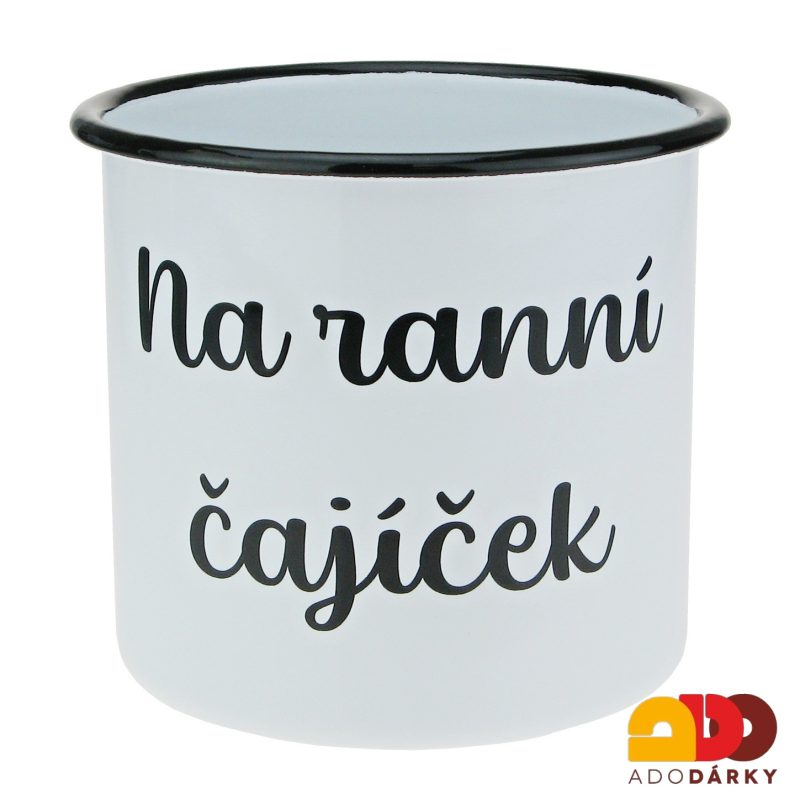 Maxi plecháček "NA RANNÍ ČAJÍČEK" 1 l