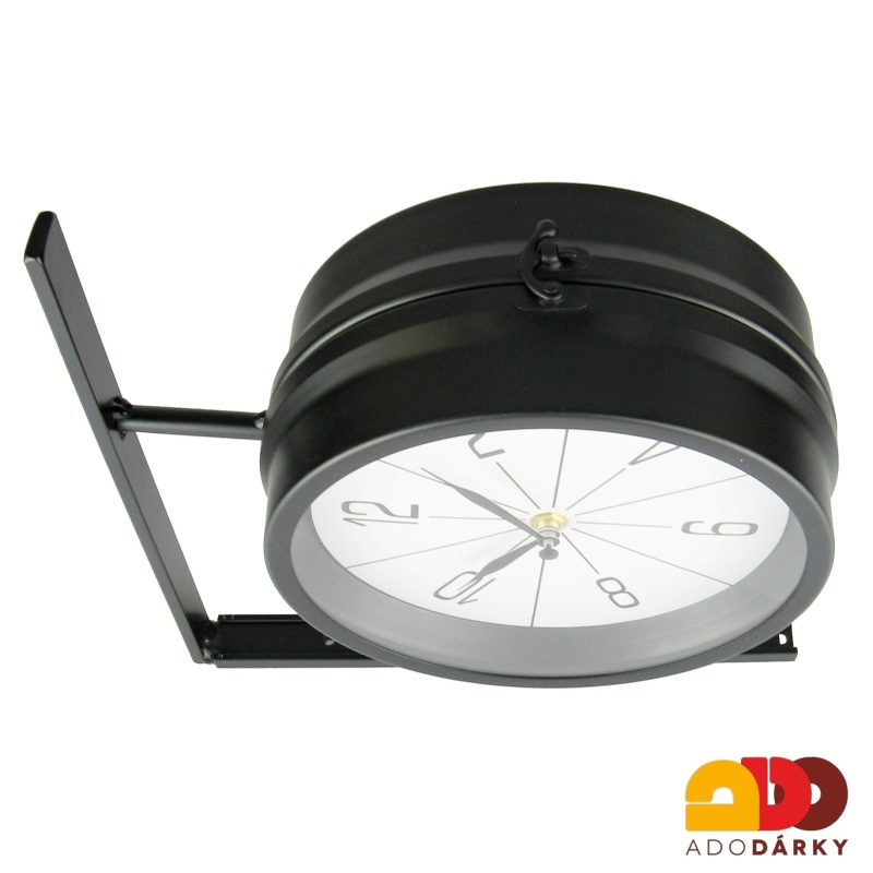 Hodiny nástěnné oboustranné 30 cm