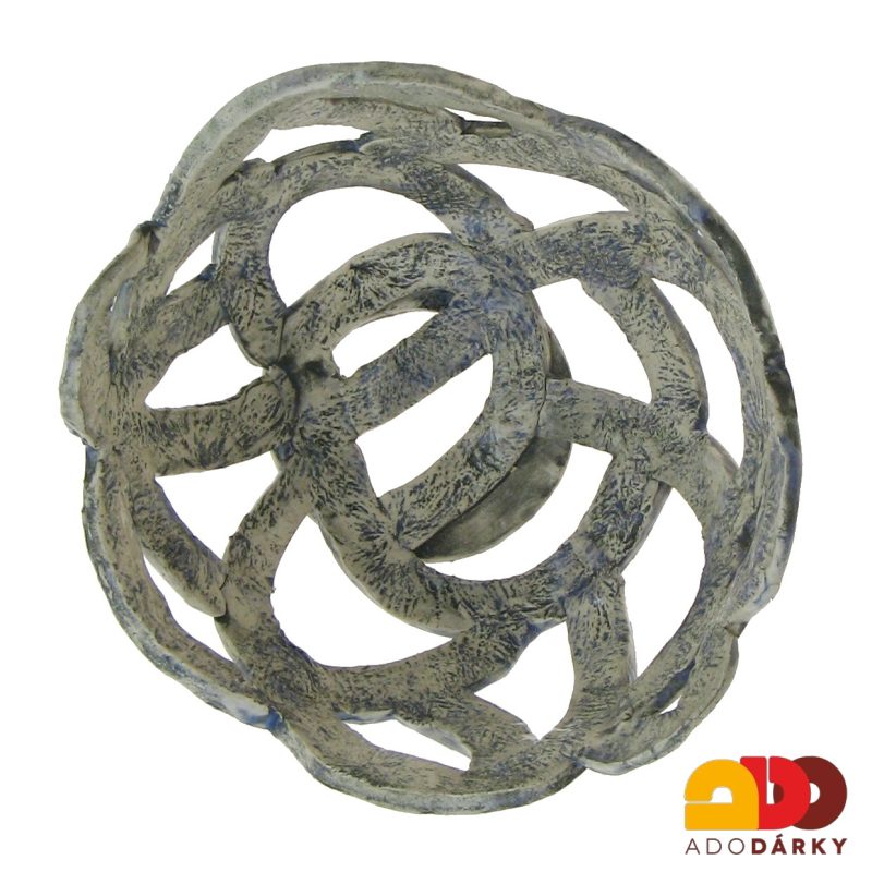 Keramická mísa na ovoce prolamovaná střední 19 cm