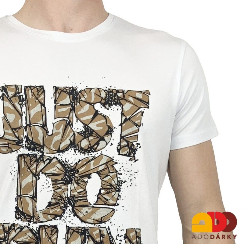 Pánské triko bílé s nápisem
