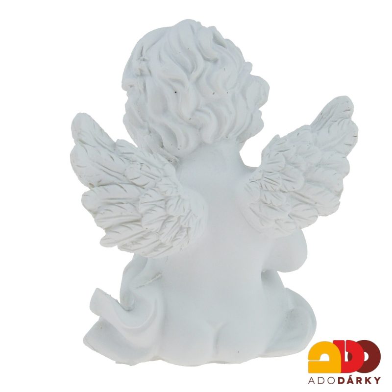 Anděl sedící s knihou 11 cm