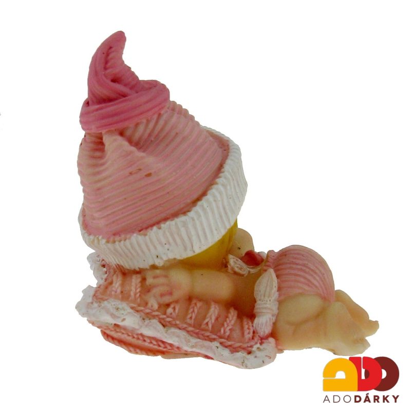 Figurka miminka - holka s lahví 7 cm