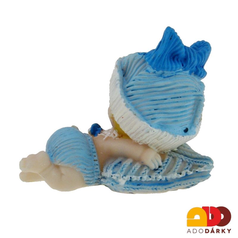 Figurka miminka - kluk na polštářku 7 cm