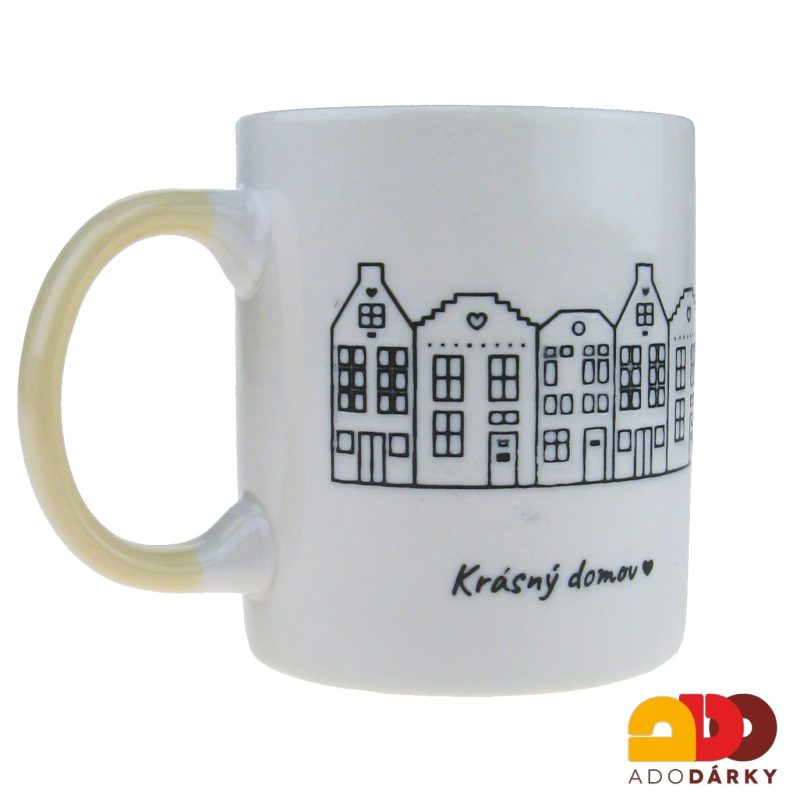 Hrnek s domečky "Krásný domov" 0,35 l