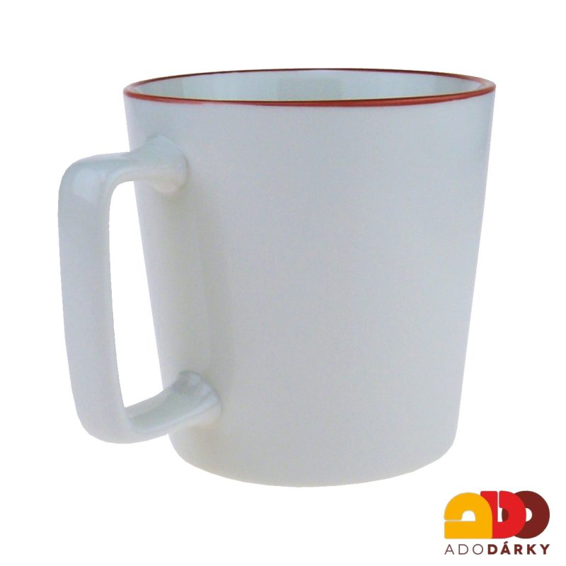 Bílý hrnek s puzzlem "Ty a já" 0,4 l