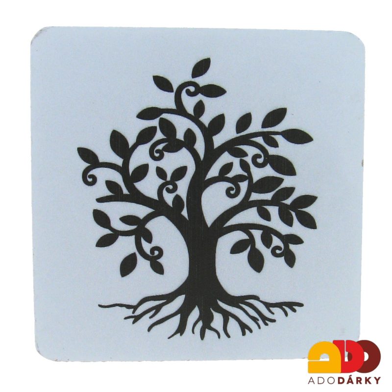Podtácky se stromem 11,5 x 11,5 cm