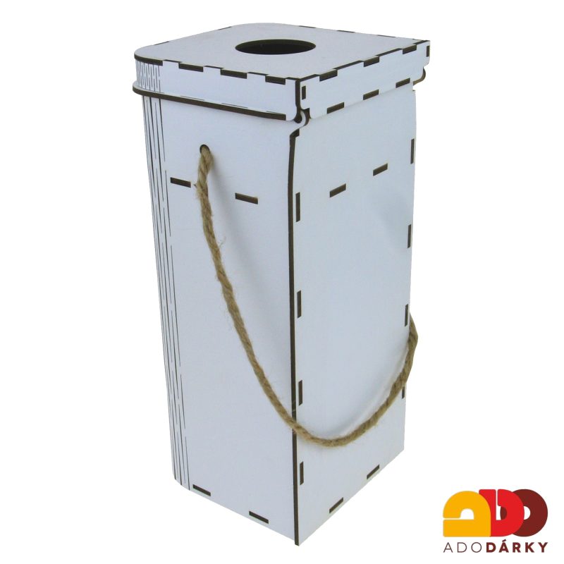 Dárkový obal na láhev "Gratulujeme novomanželům" 29 cm