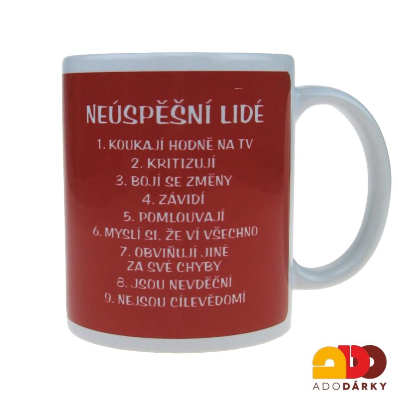 Hrnek "Úspěšní / neúspěšní lidé" 0,3l