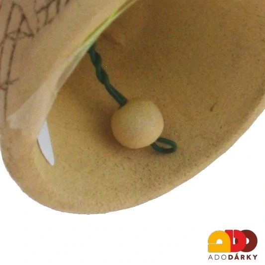 Zvonek sluníčko se srdíčkem 7,5 cm