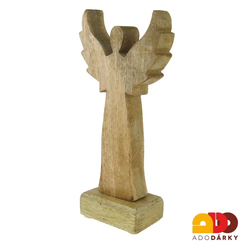 Anděl dřevěný 23 cm