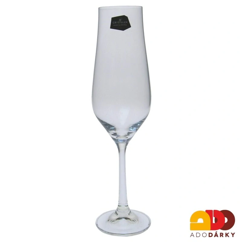 Flétny na šampaňské Tulipán 170 ml, sada 6 ks