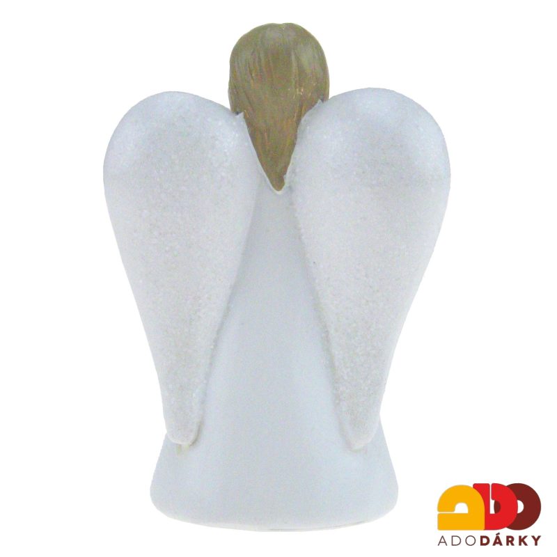 Anděl s ptáčkem "Maminko jsi můj anděl" 10,5 cm