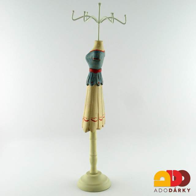 Dřevěný stojánek na šperky 43 cm
