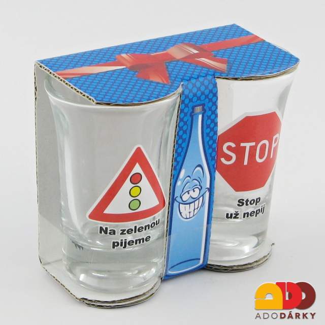 Sada 2 odlivek - dopravní značky  0,025 l