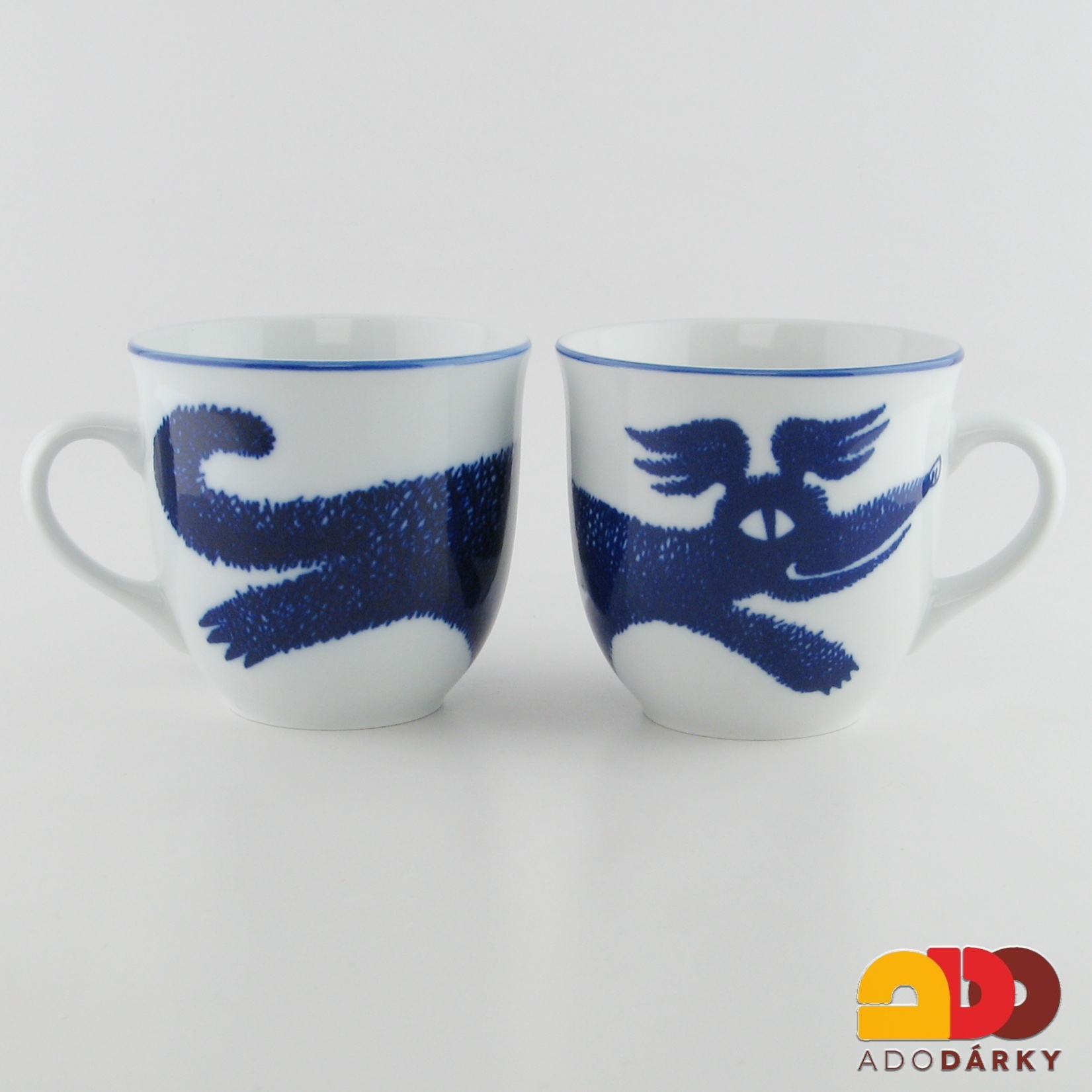 Duo hrnky kočkopes 400 ml