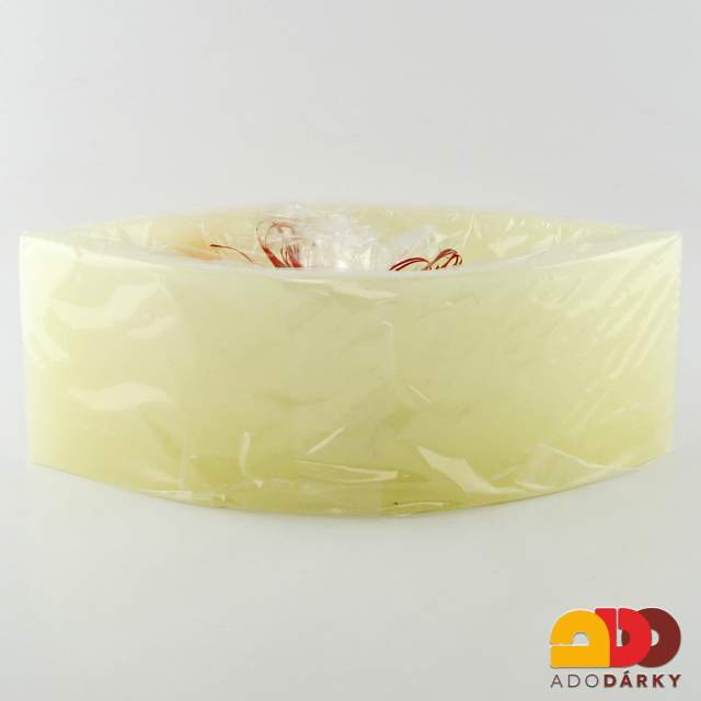 Lampion loďka červená orchidej