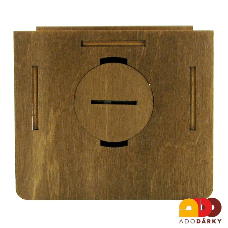 Pokladnička kadibudka "Na královský život" 11 x 10 x 18,5 cm