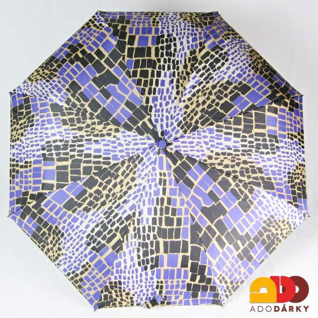 Skládací dámský deštník krokodýlí vzor