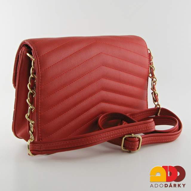 Kabelka DL Acessories Paris červená 27cm