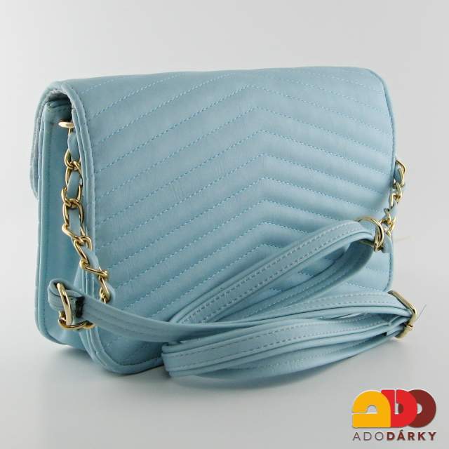 Kabelka DL Acessories Paris modrá 27cm