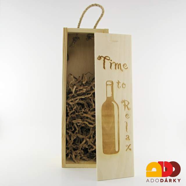 Obal na láhev "Time to relax"