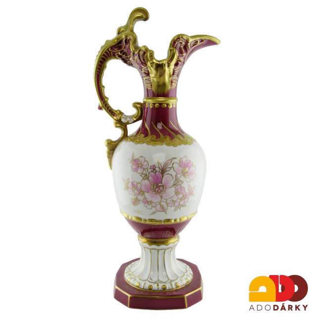 Amfora zdobená zlatem 57 cm