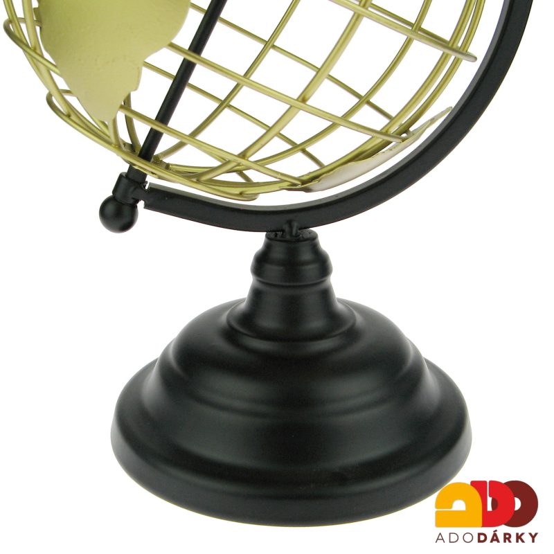 Globus s vyznačenými kontinenty ø 16cm