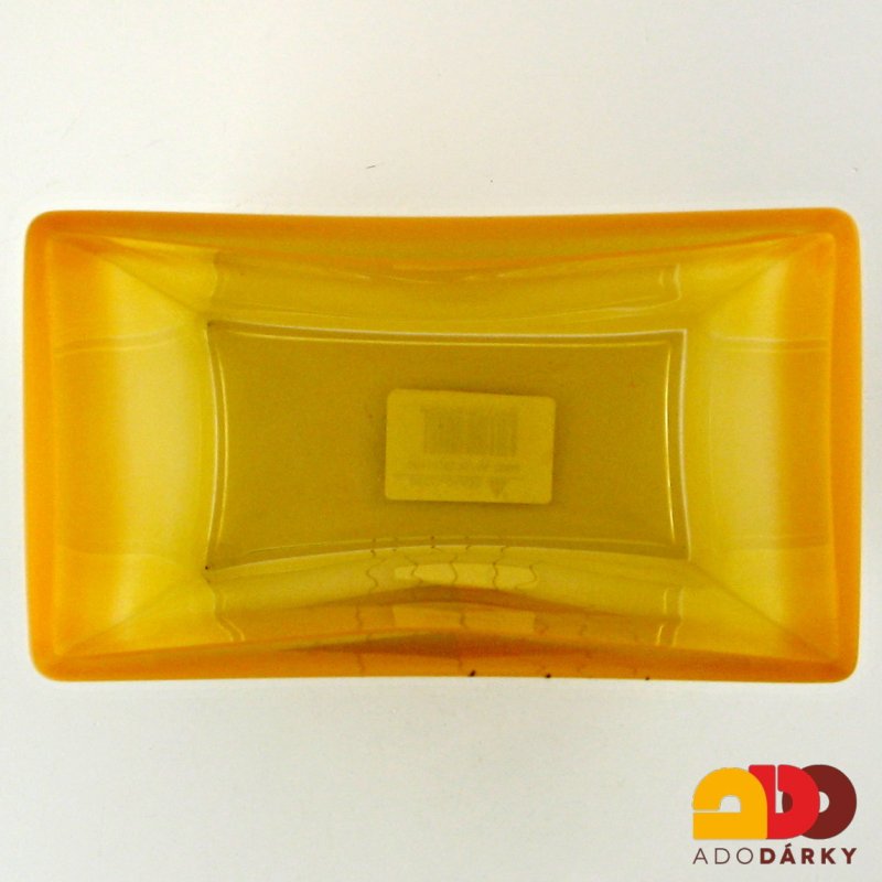 Váza hranatá písková 22 cm