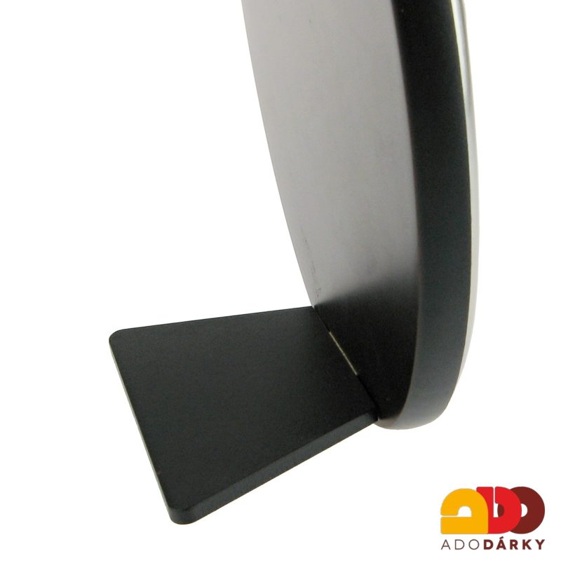Ikona na dřevě s úpravou stříbrné barvy 18 cm