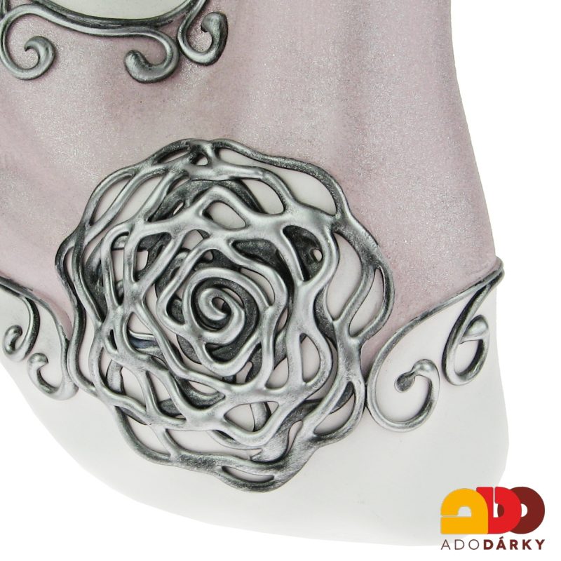 Soška páru milenců zdobená 34 cm