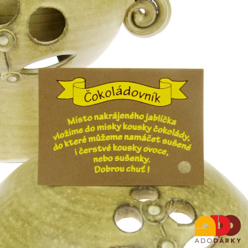 Jablkogril / Čokoládovník z keramiky