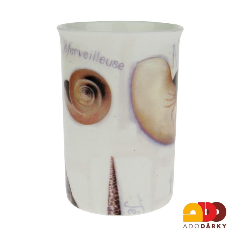 Hrnek s táckem Mušle 0,3l