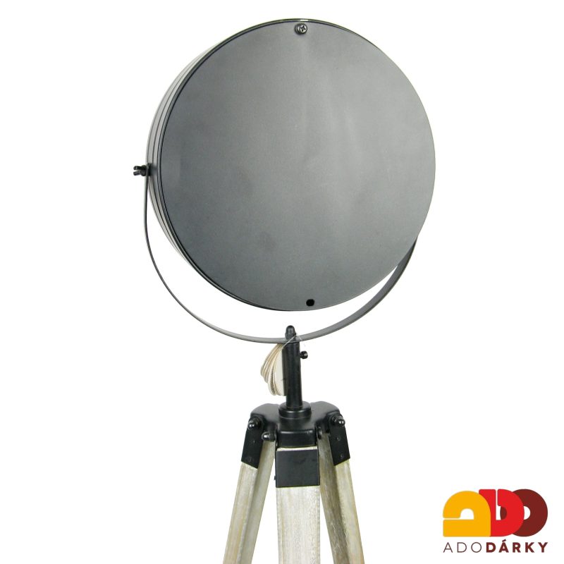 Hodiny kovové na trojnožce 113 cm