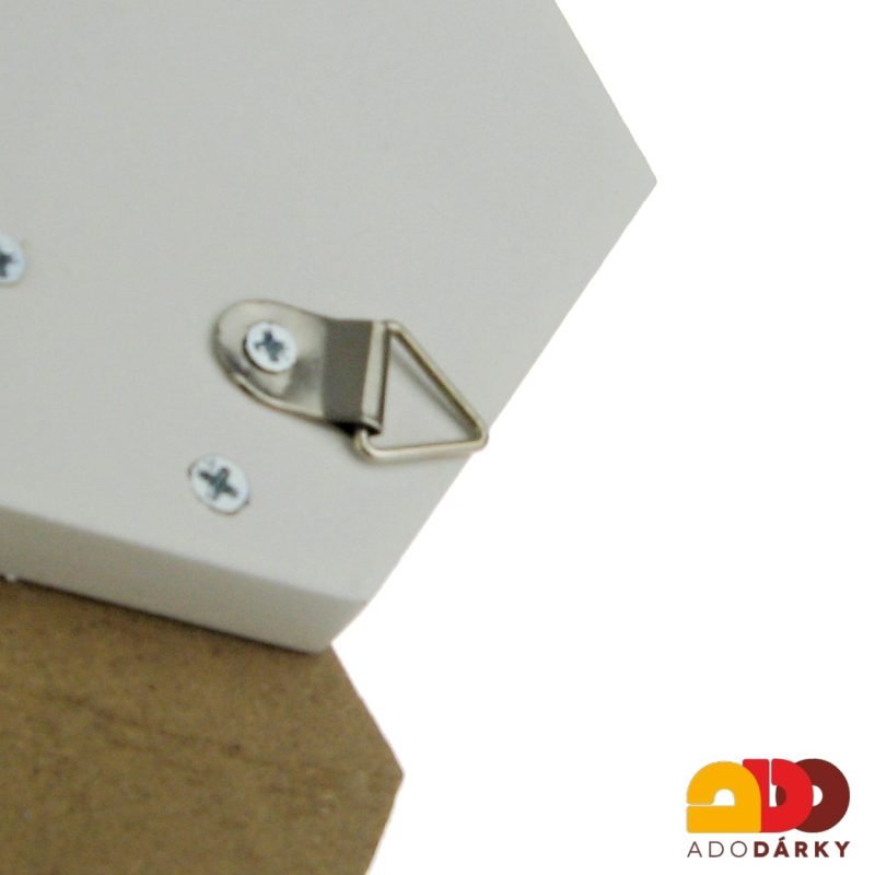 Dřevěný věšák na zeď Home sweet home 45 cm