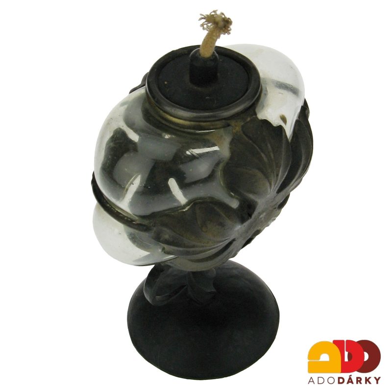 Olejová lampa kovová 17 cm